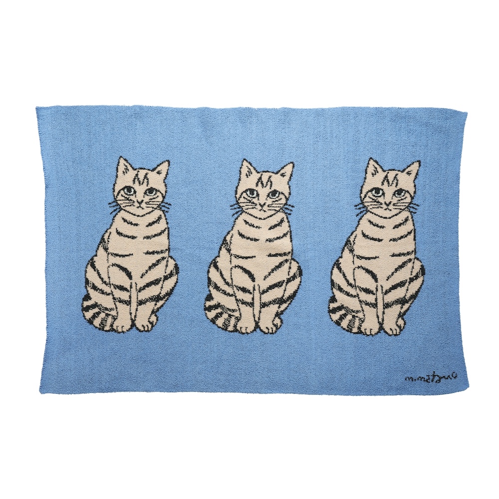 Matsuo Miyuki Feather yarn Blanket Noisettes | 8000000works